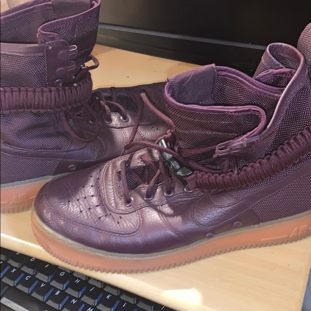 SF Air Force 1 'Deep Burgundy